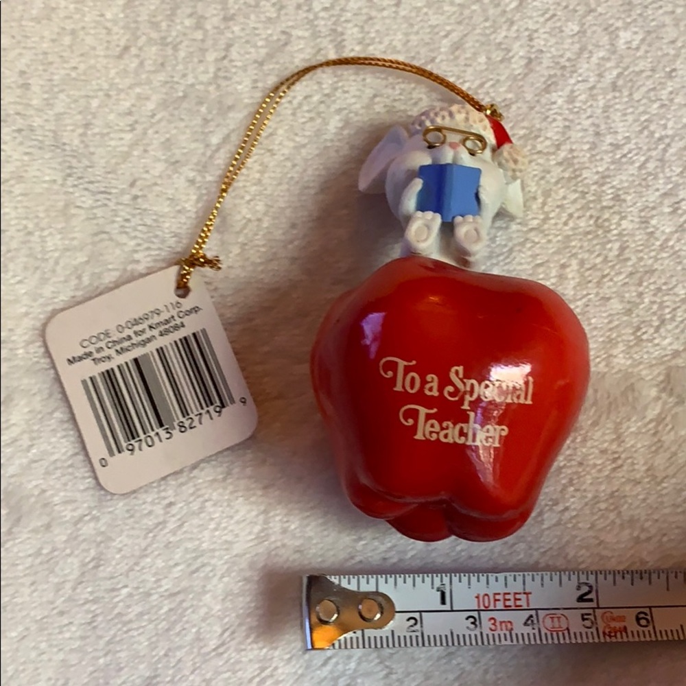 “To a special teacher” mouse Christmas ornament - Picture 16 of 16